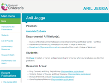 Tablet Screenshot of anil.cchmc.org
