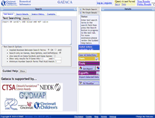 Tablet Screenshot of gataca.cchmc.org